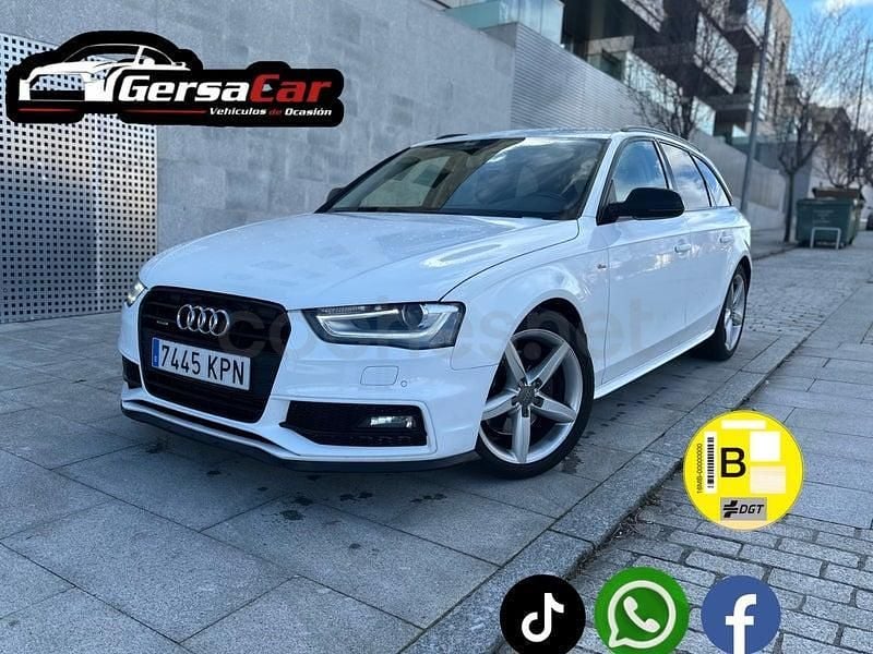 Usado Audi A4 S-Line 245 CV (180 kW) 2014 Blanco Familiar