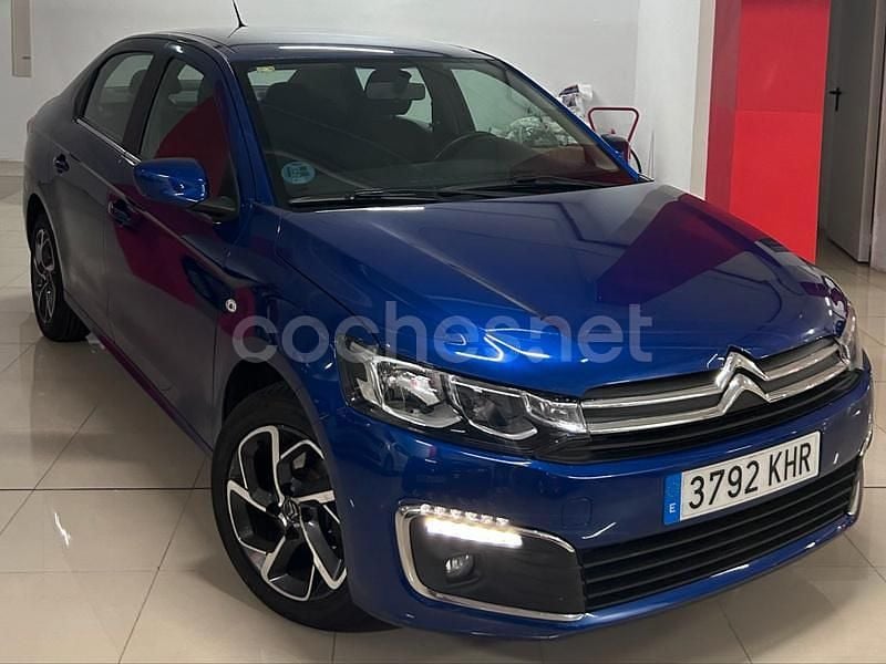 Usado Citroën C-Elysee I PureTech 82 CV (60 kW) 2018 Azul Berlina