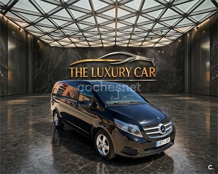 Usado Mercedes V220 Exclusive 163 CV (119 kW) 2017 Negro Monovolumen