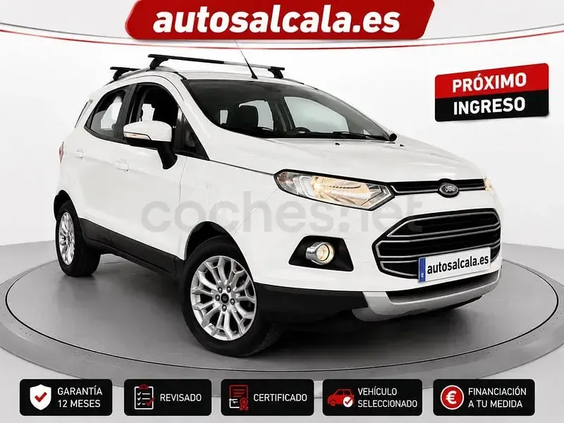 Usado Ford Ecosport Titanium 125 CV (91 kW) 2017 Blanco SUV