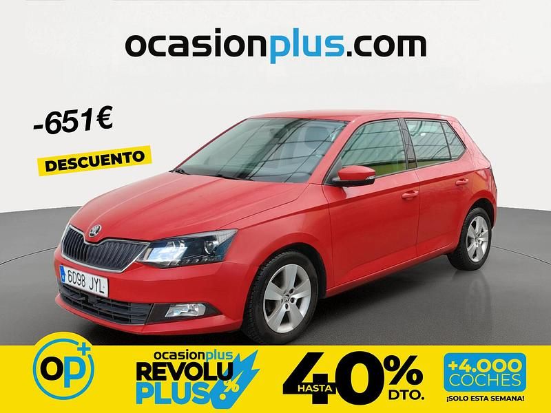 Usado Skoda Fabia 75 CV (55 kW) 2017 Rojo