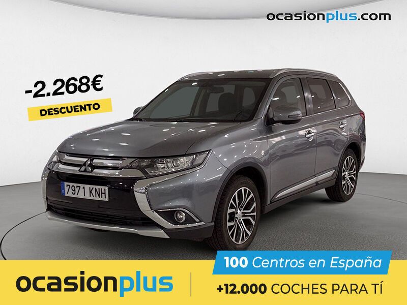 Gris / plata Usado 2018 Mitsubishi Outlander Motion SUV | 18.500 € (Precio justo) - Imagen 1/4