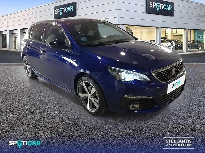 Usado Peugeot 308 GT-line 131 CV (96 kW) 2019 Azul Utilitario