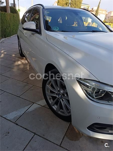 Usado BMW 320 Efficient Dynamics 184 CV (135 kW) 2016 Blanco Familiar