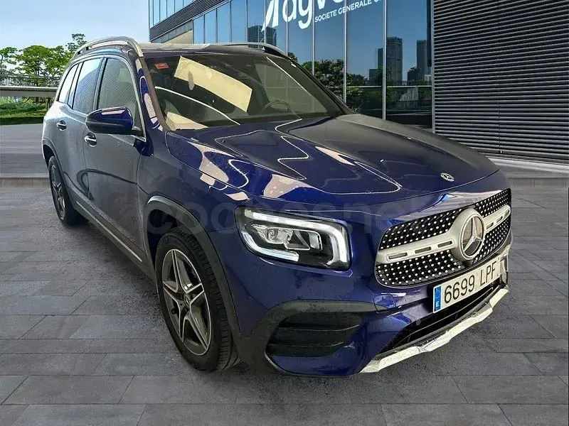 Usado Mercedes GLB200 150 CV (110 kW) 2021 Azul SUV