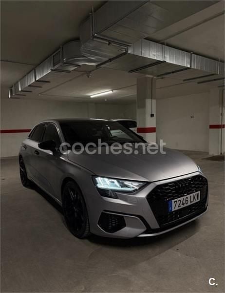 Usado Audi A3 S-Line 150 CV (110 kW) 2020 Gris / plata Berlina
