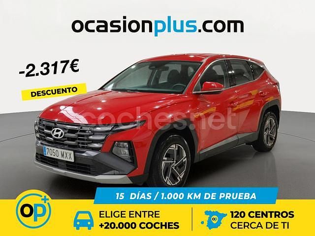 Rojo Usado 2025 Hyundai Tucson SUV | 25.490 € (Precio justo) - Imagen 1/4