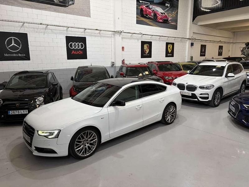 Usado Audi A5 Sportback Advanced 190 CV (139 kW) 2014 Blanco Utilitario