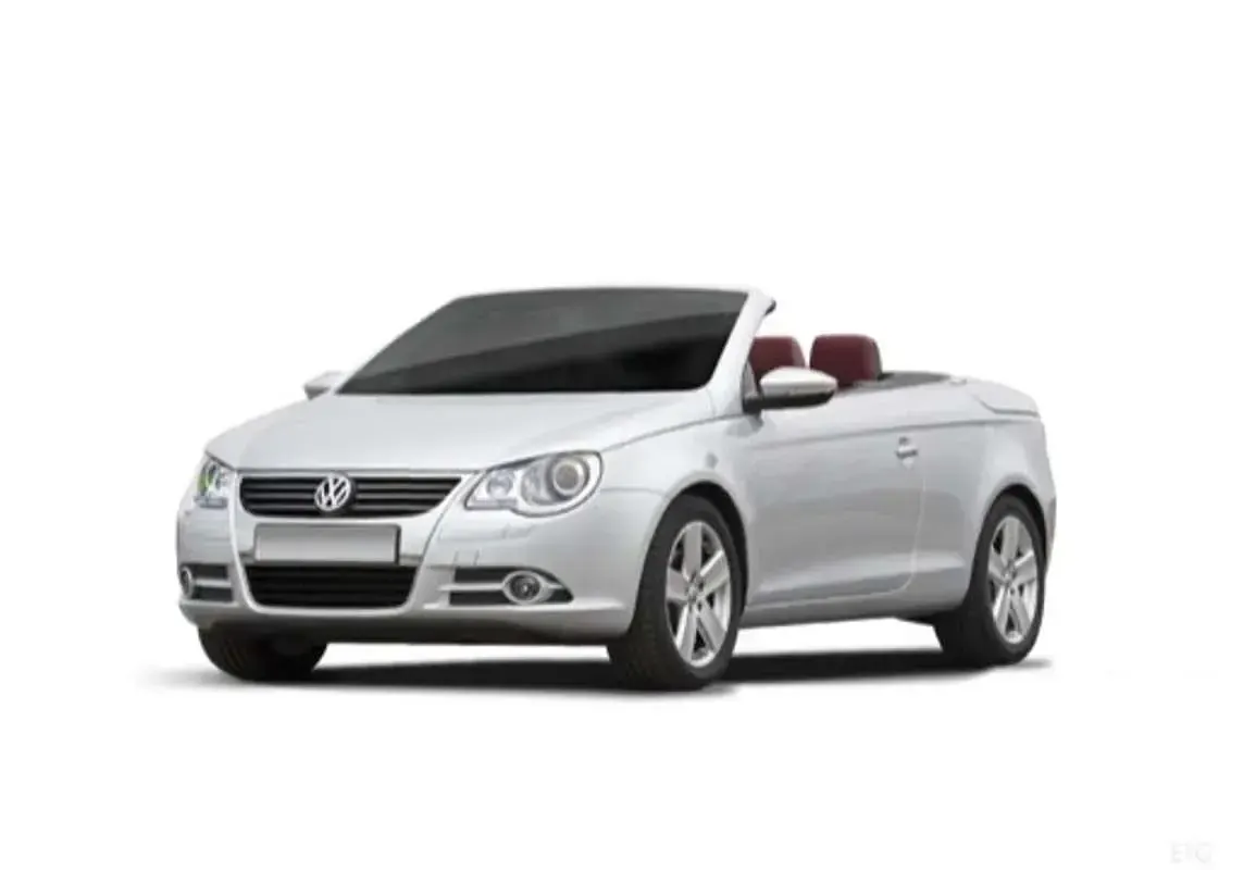 Usado VW Eos 140 CV (102 kW) 2007 Rojo Descapotable