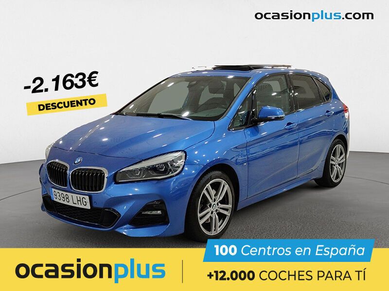 Azul Usado 2020 BMW 218 Active Tourer Monovolumen | 23.800 € (Caro) - Imagen 1/4