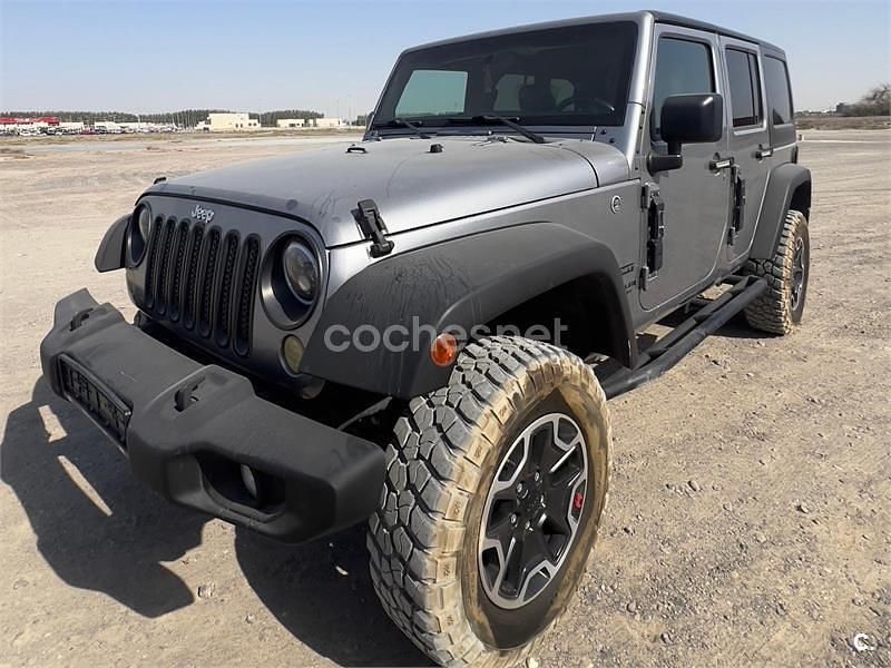 Gris / plata Usado 2017 Jeep Wrangler Unlimited Sahara SUV | 42.000 € - Imagen 1/4
