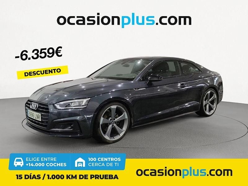 Gris Usado 2021 Audi A5 S-Line Coupe | 38.490 € (Precio justo) - Imagen 1/4