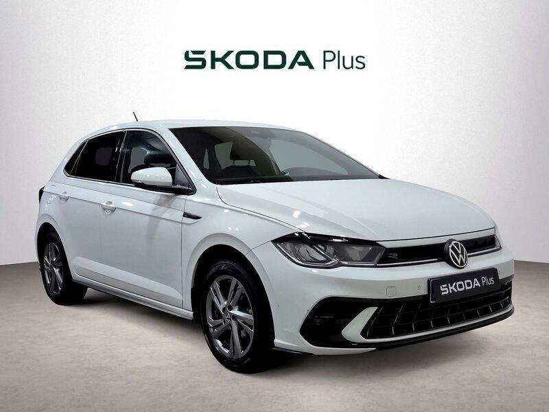 Blanco Usado 2022 VW Polo R-line Berlina | 18.490 € (Precio justo) - Imagen 1/4