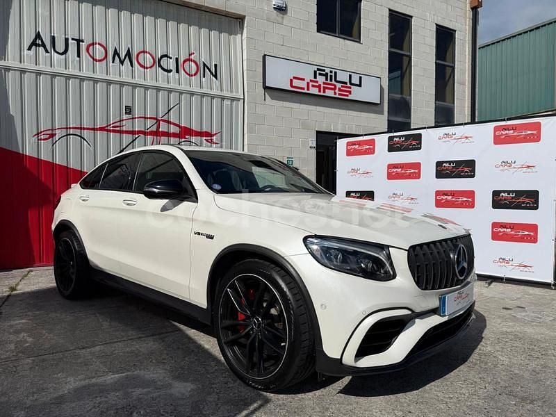 Usado Mercedes GLC63 AMG 510 CV (375 kW) 2019 Blanco Coupe