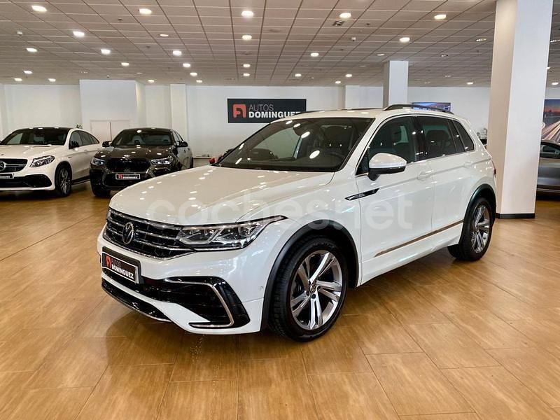 Blanco Usado 2021 VW Tiguan R-line SUV | 28.900 € (Precio justo) - Imagen 1/4