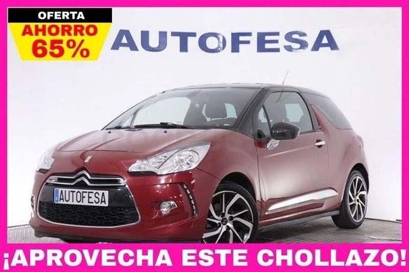 Usado DS Automobiles DS3 Style 99 CV (72 kW) 2015 Granate Berlina