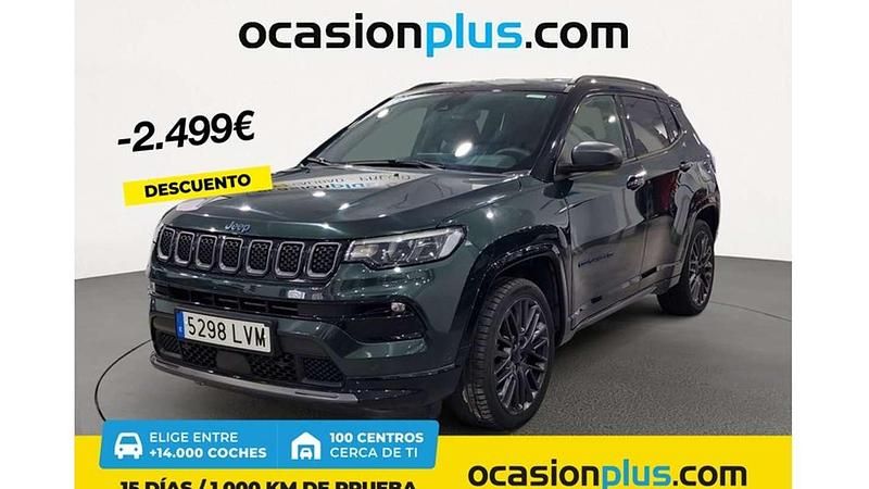 Verde Usado 2021 Jeep Compass SUV | 24.991 € (Caro) - Imagen 1/4