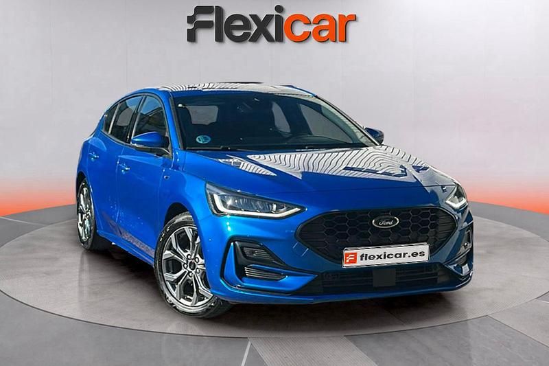 Azul Usado 2023 Ford Focus ST-Line Berlina | 17.990 € (Precio justo) - Imagen 1/4