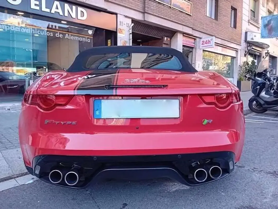 Usado Jaguar F-Type R 552 CV (405 kW) 2015 Rojo Descapotable