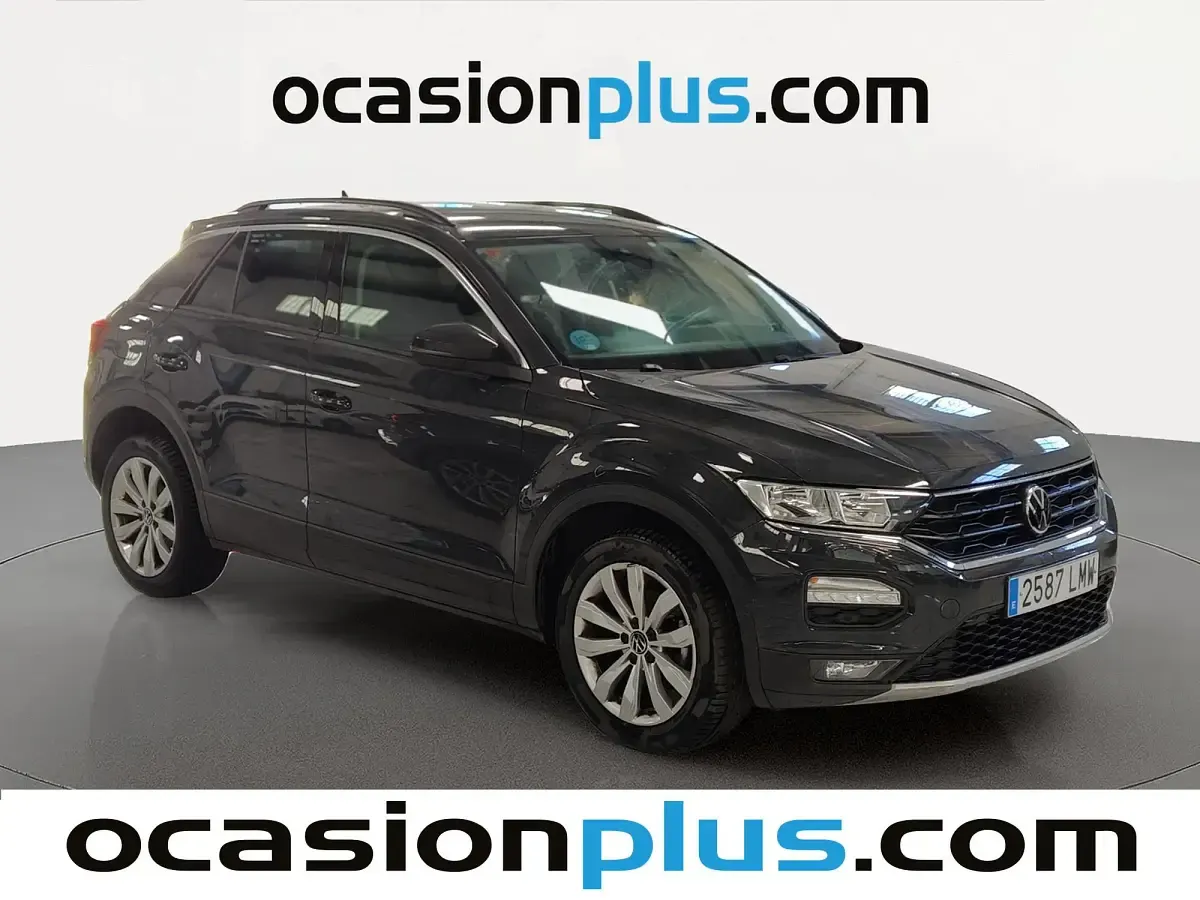 Usado VW T-Roc Advance 110 CV (80 kW) 2021 Gris SUV