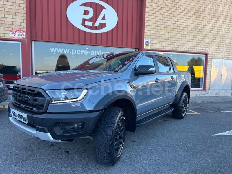 Gris / plata Usado 2019 Ford Ranger Raptor Recogida | 39.990 € (Caro) - Imagen 1/4