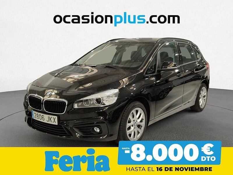 Negro Usado 2015 BMW 218 Active Tourer Monovolumen | 17.990 € (Precio justo) - Imagen 1/4