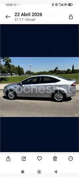 Usado Ford Mondeo 115 CV (84 kW) 2011 Gris / plata Berlina