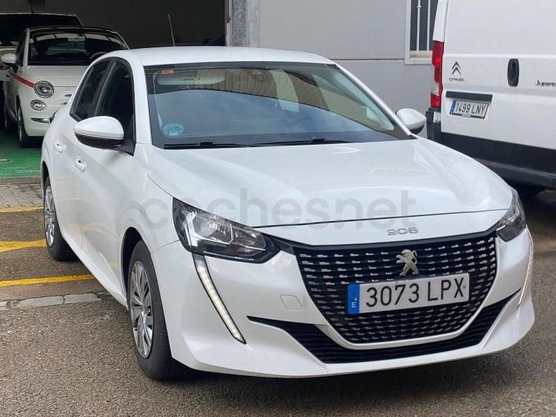 Usado Peugeot 208 Active 100 CV (73 kW) 2021 Blanco Utilitario