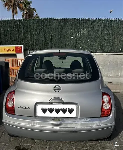 Usado Nissan Micra Visia 65 CV (47 kW) 2005 Gris / plata Berlina