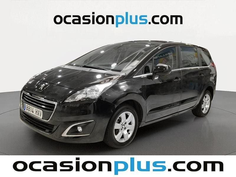 Usado Peugeot 5008 Active 115 CV (84 kW) 2014 Negro Monovolumen