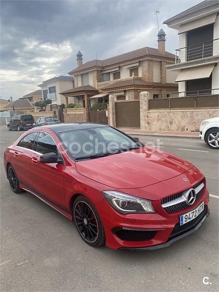 Usado Mercedes CLA220 AMG line 170 CV (125 kW) 2013 Rojo Berlina