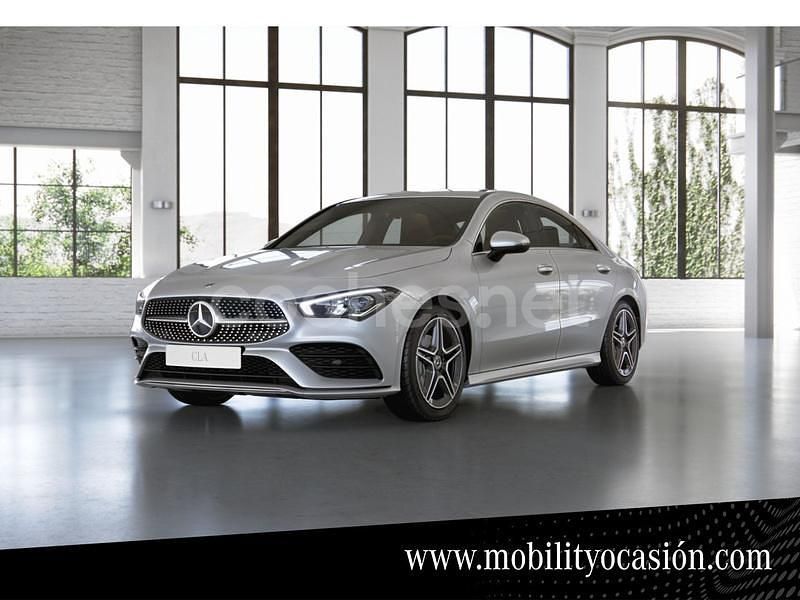 Blanco Usado 2021 Mercedes CLA200 AMG line Berlina | 34.900 € (Precio justo) - Imagen 1/4