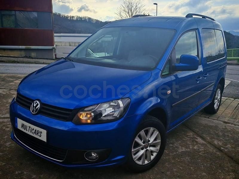 Usado VW Caddy Comfortline 102 CV (75 kW) 2012 Azul Monovolumen