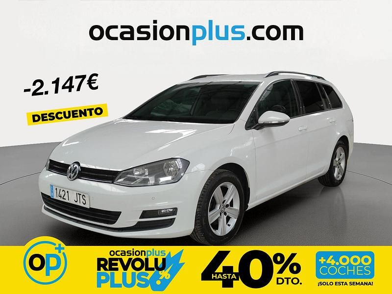Usado VW Golf VII Advance 150 CV (110 kW) 2016 Blanco Familiar