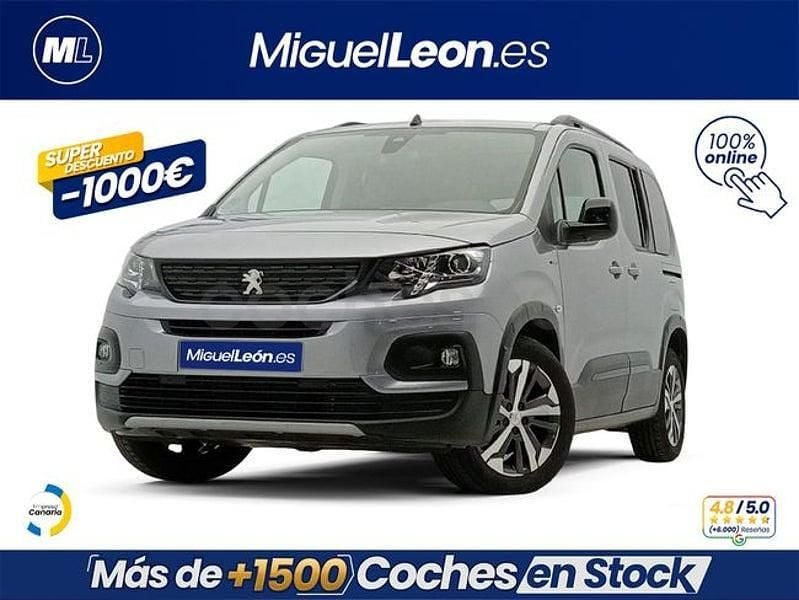 Usado Peugeot Rifter GT-line 110 CV (80 kW) 2019 Gris Monovolumen