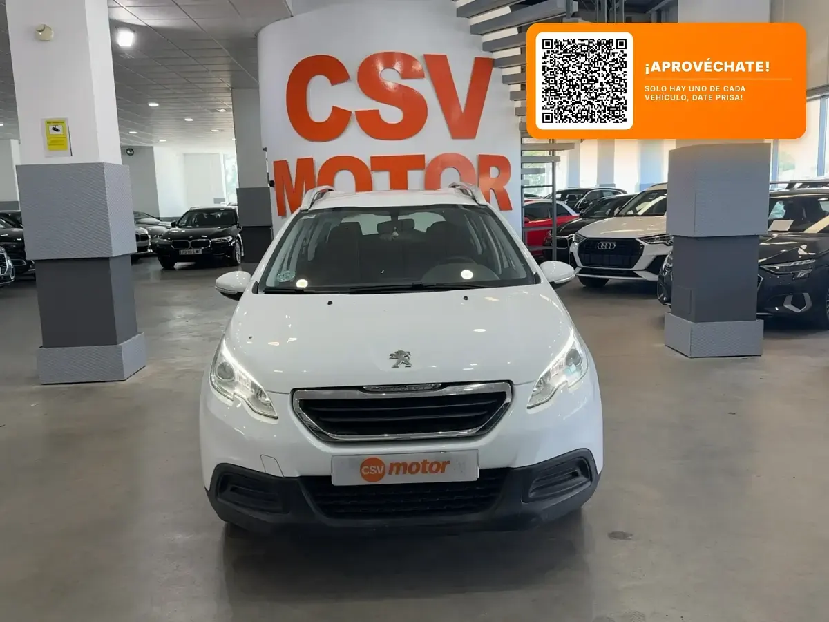 Usado Peugeot 2008 Access 82 CV (60 kW) 2014 Blanco SUV