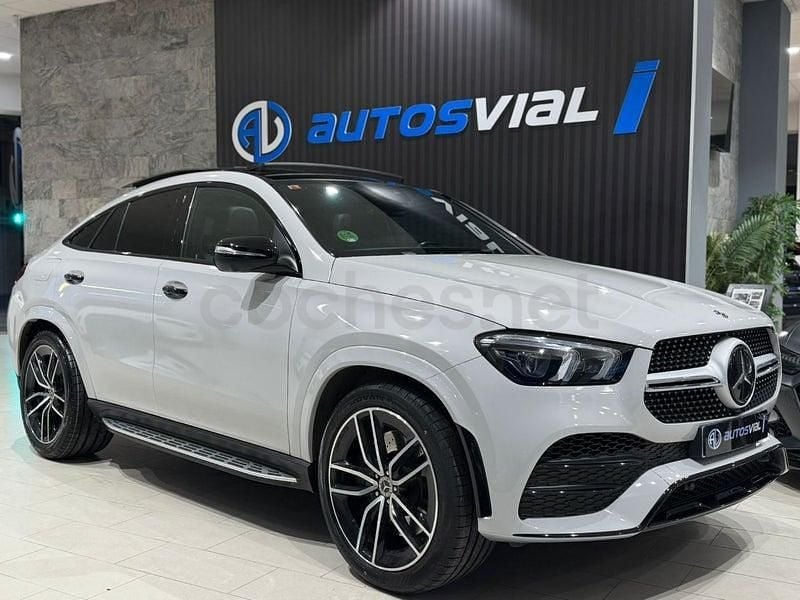 Usado Mercedes GLE400 330 CV (242 kW) 2021 Gris / plata Coupe