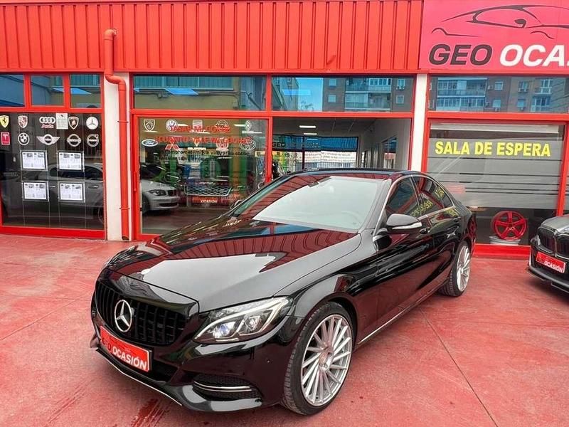 Usado Mercedes C180 120 CV (88 kW) 2015 Negro Berlina