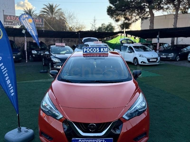 Usado Nissan Micra Acenta 71 HP (52 kW) 2018 Laranja Citadino
