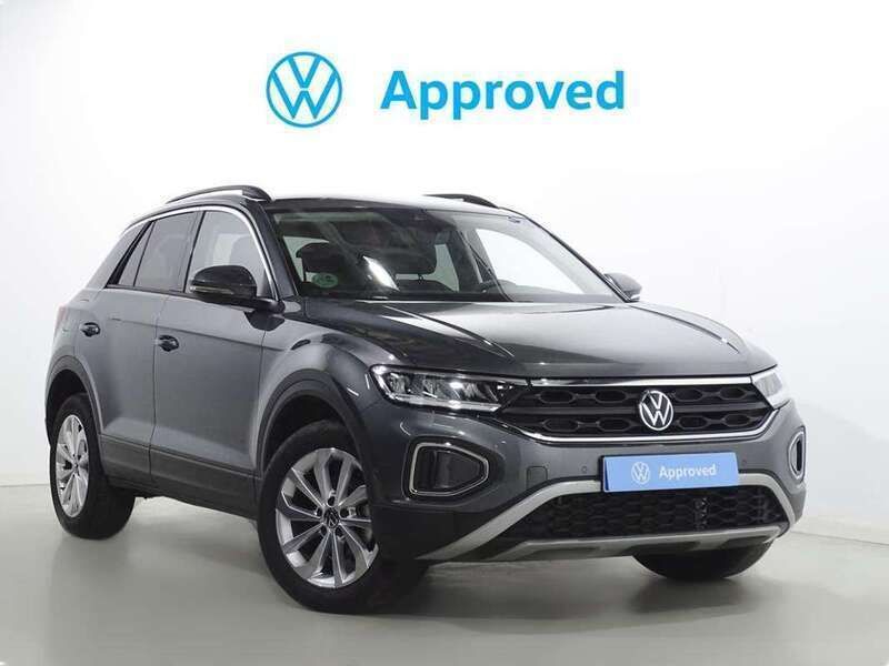 Gris Usado 2024 VW T-Roc Life SUV | 22.700 € (Precio justo) - Imagen 1/4