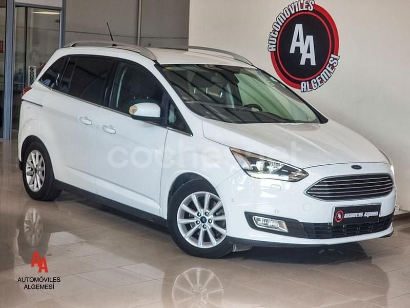 Blanco Usado 2016 Ford Grand C-Max Titanium Monovolumen | 12.990 € (Precio justo) - Imagen 1/4