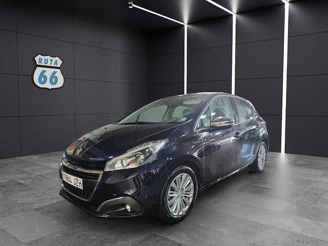 Usado Peugeot 208 Allure 110 CV (80 kW) 2017 Azul Utilitario