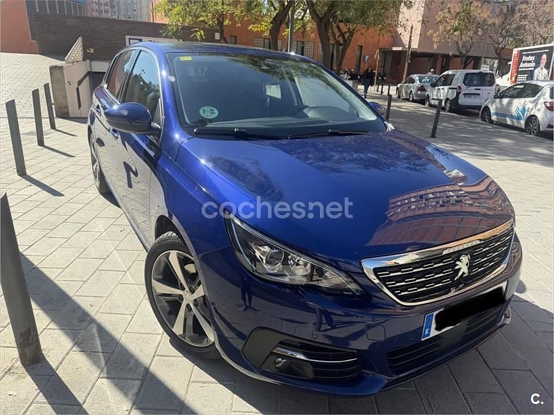 Usado Peugeot 308 Allure 130 CV (95 kW) 2018 Azul Berlina