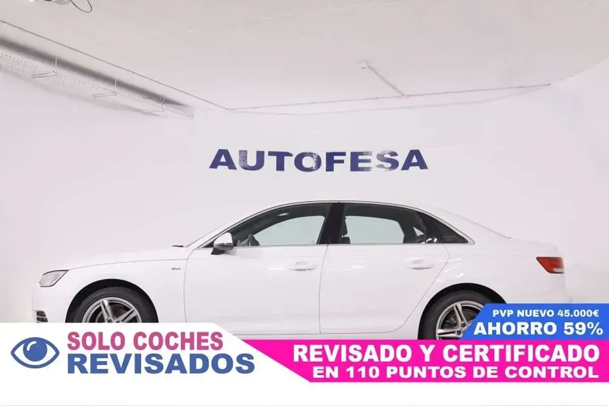 Usado Audi A4 S-Line 190 CV (139 kW) 2016 Blanco Berlina
