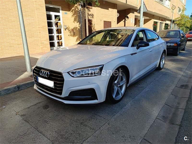 Blanco Usado 2018 Audi A5 Sportback S-Line Utilitario | 29.500 € (Precio justo) - Imagen 1/4