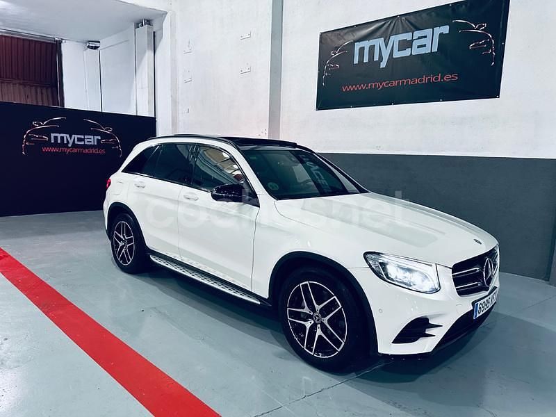 Blanco Usado 2018 Mercedes GLC220 SUV | 29.990 € (Precio justo) - Imagen 1/4