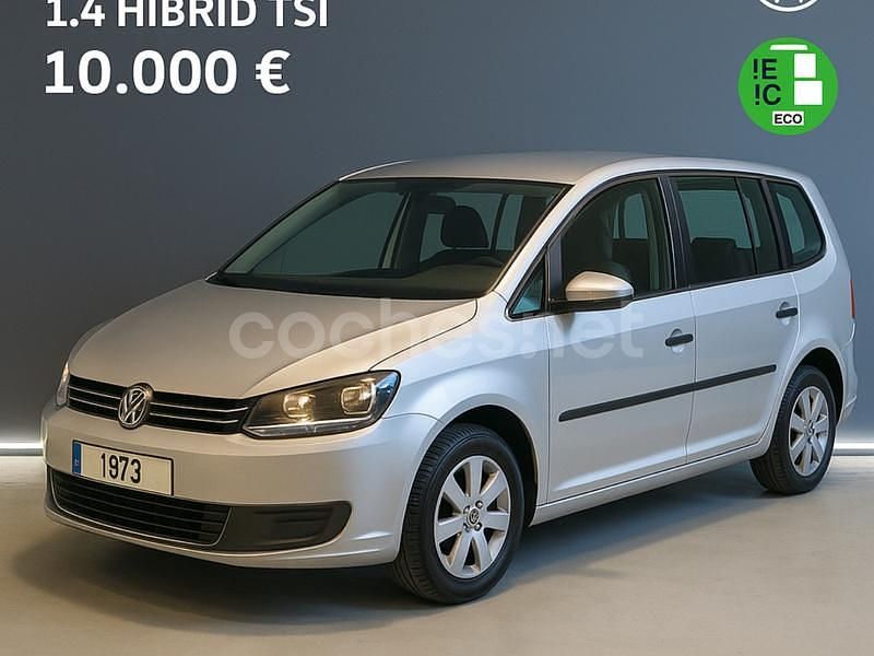 Gris / plata Usado 2014 VW Touran Advance Monovolumen | 10.000 € (Precio justo) - Imagen 1/4