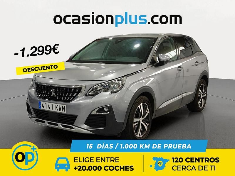 Gris Usado 2019 Peugeot 3008 Allure SUV | 14.290 € (Precio justo) - Imagen 1/4