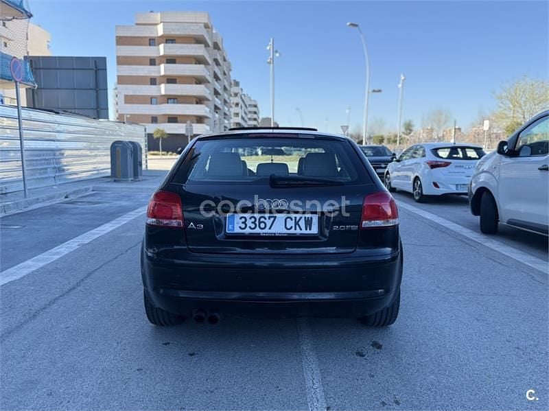 Usado Audi A3 Attraction 150 CV (110 kW) 2004 Negro Utilitario