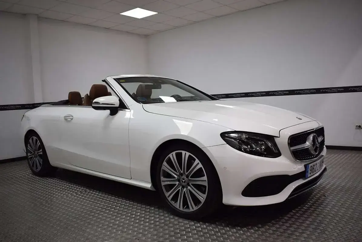 Usado Mercedes E350 298 CV (219 kW) 2018 Blanco Descapotable
